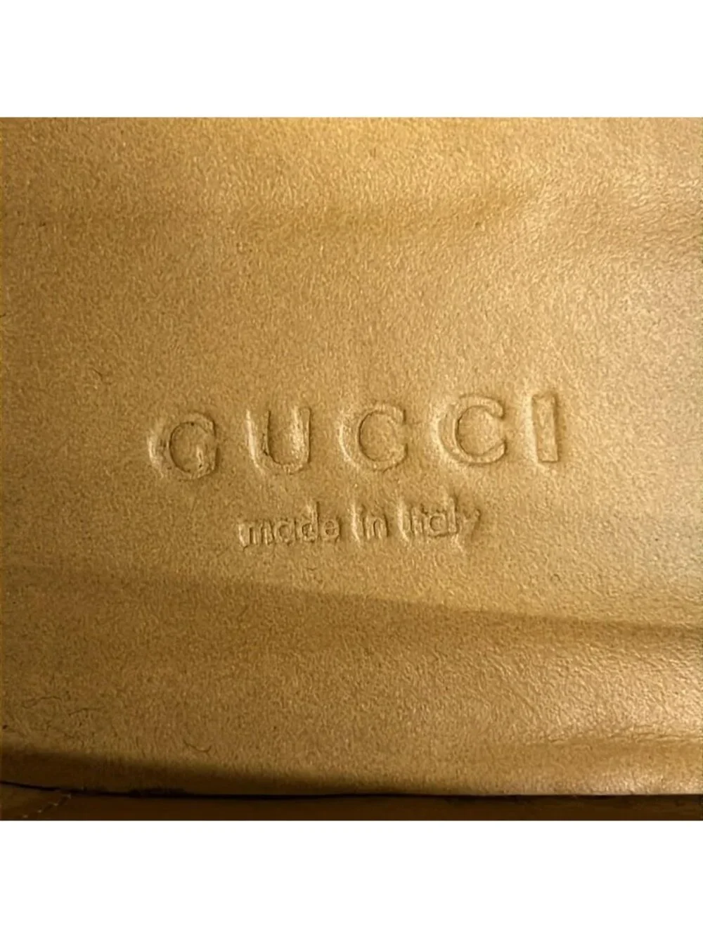 Gucci Loafers 36 Horsebit Gold Leather Bordeaux - Picture 5 of 10